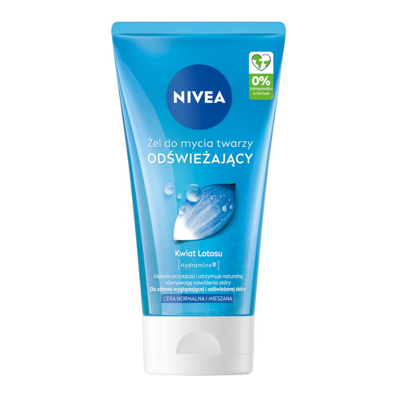 Gel de curățare facială NIVEA pentru ten normal până la mixt, 150 ml