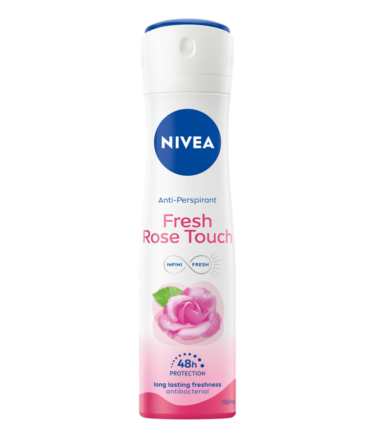 Spray antiperspirant NIVEA Rose Touch, 150 ml