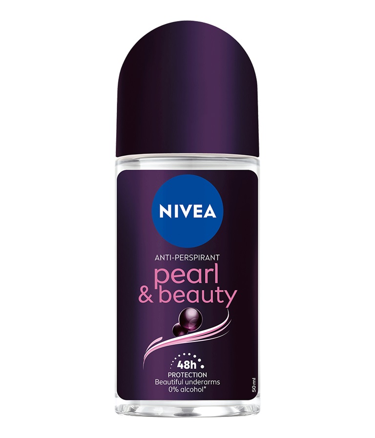 NIVEA Pearl & Beauty Black Pearl Antiperspirant roll-on, 50 ml