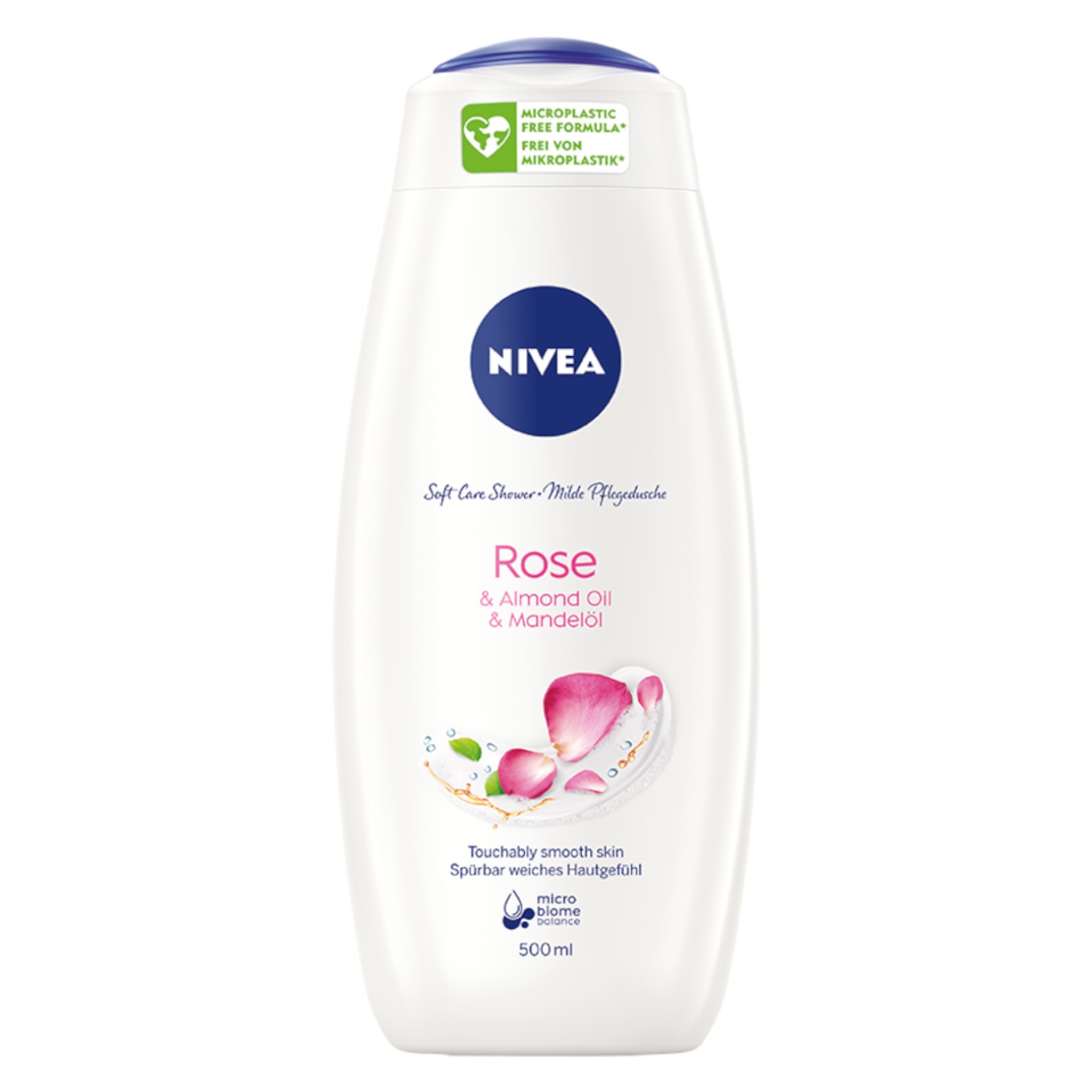 Gel de duș NIVEA Rose & Almond Oil, 500 ml