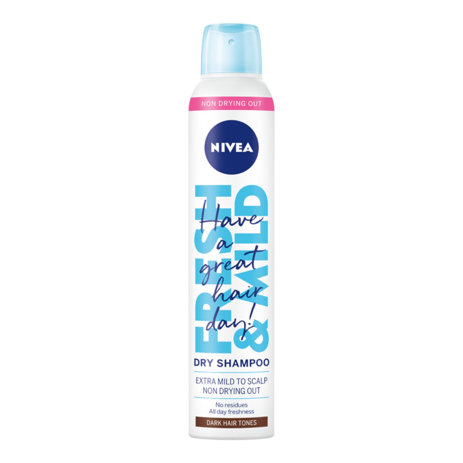Șampon uscat NIVEA pentru părul închis la culoare, 200 ml