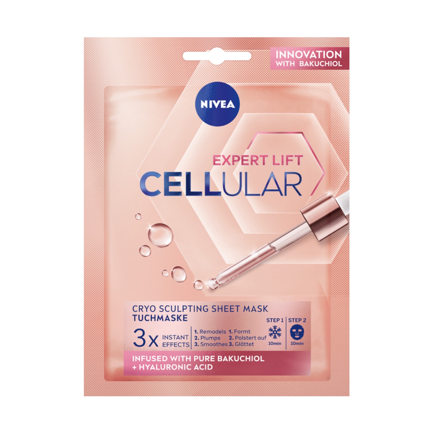 NIVEA Cellular Expert Lift Mască cu folie de răcire și modelare