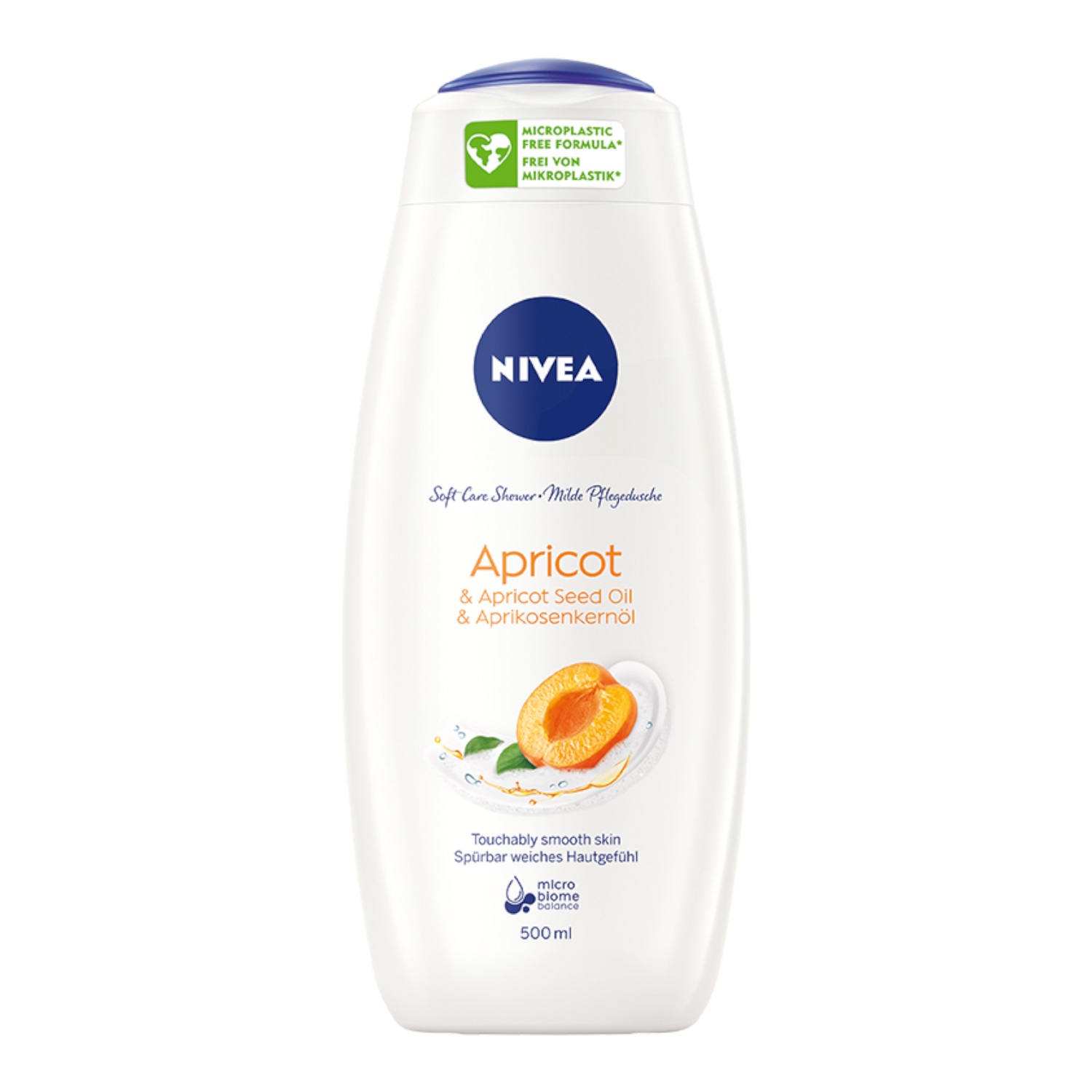 NIVEA Gel de duș cu ulei de caise și semințe de caise 500 ml