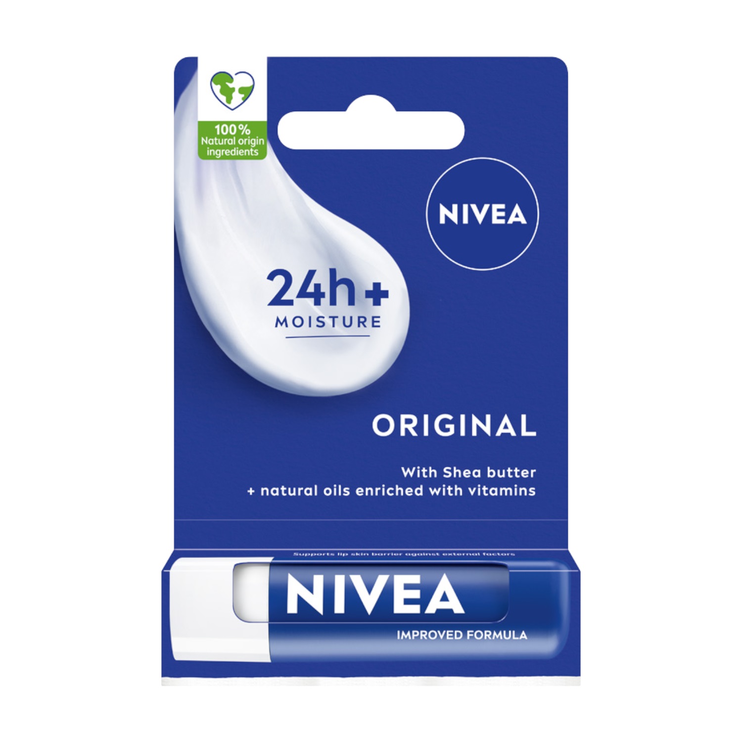 Ruj de buze NIVEA Original Care, 4.8 g
