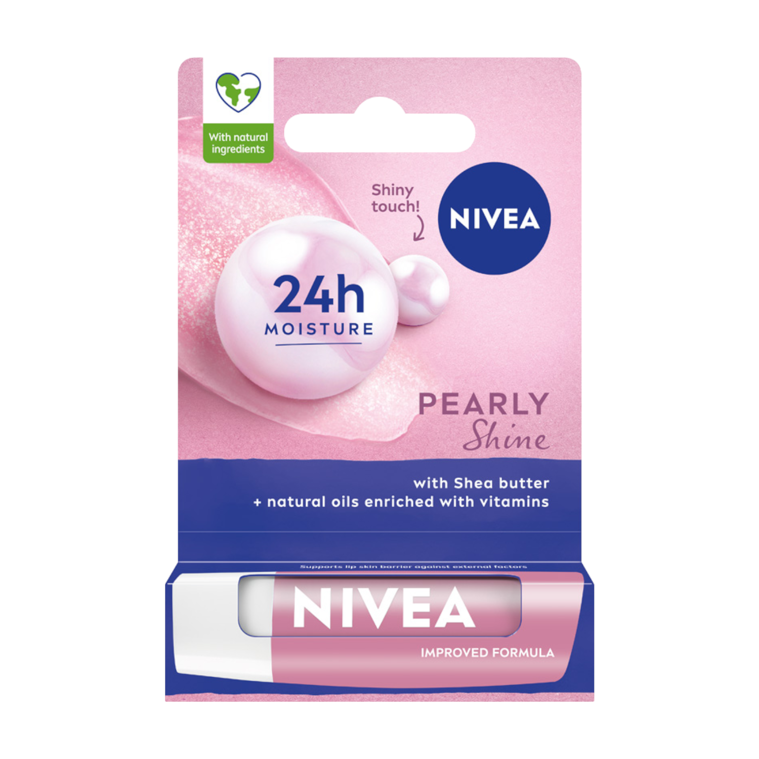 NIVEA Pearly Shine Ruj pentru îngrijirea buzelor, 4.8 g