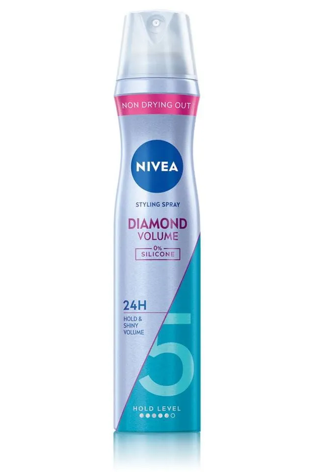 Spray de păr NIVEA Diamond Volume Care, 250 ml