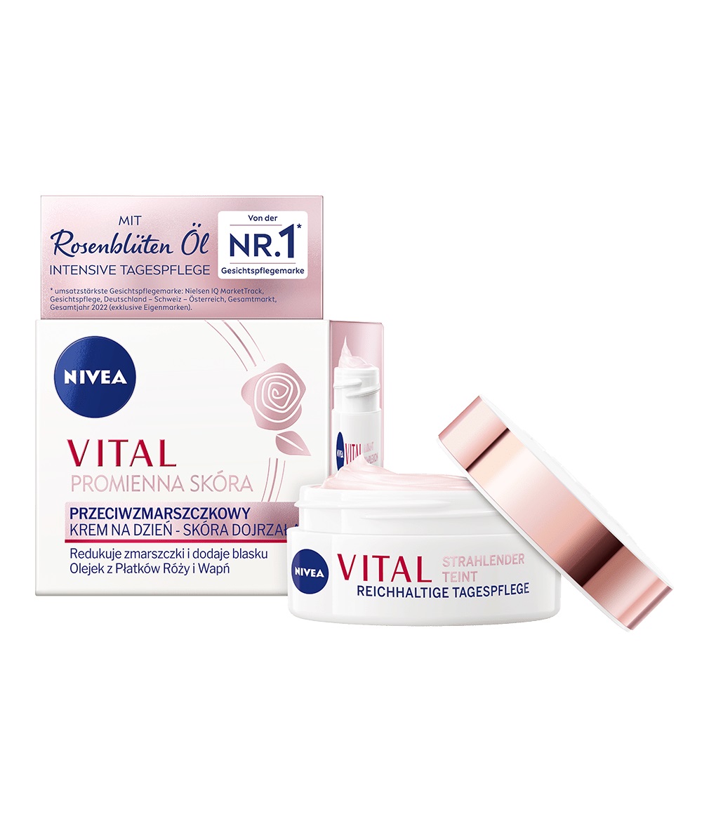NIVEA NIVEA VITAL PROMISE SKIN Cremă de zi antirid - Piele matură, 50 ml