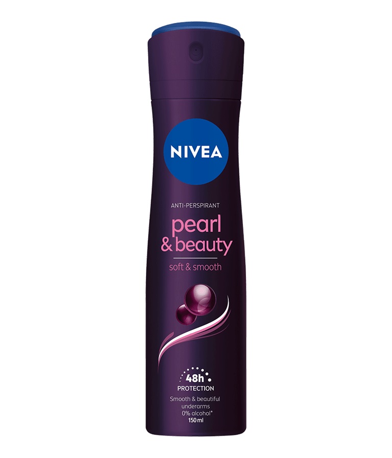 Spray antiperspirant NIVEA Pearl & Beauty Black Pearl, 150 ml
