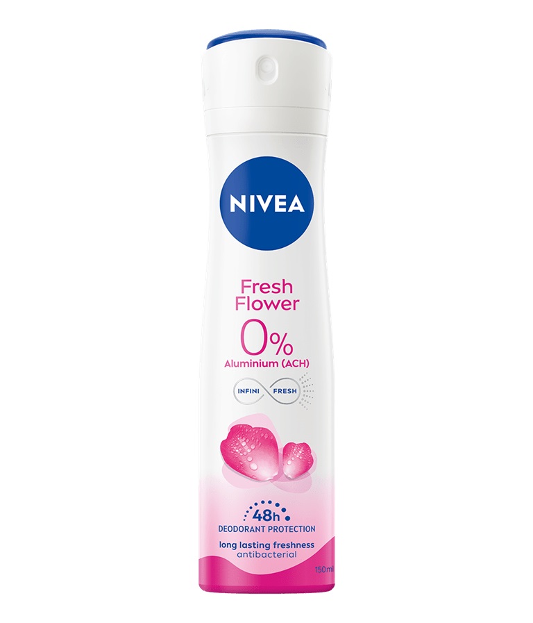 NIVEA Fresh Flower Deodorant Spray, 150 ml