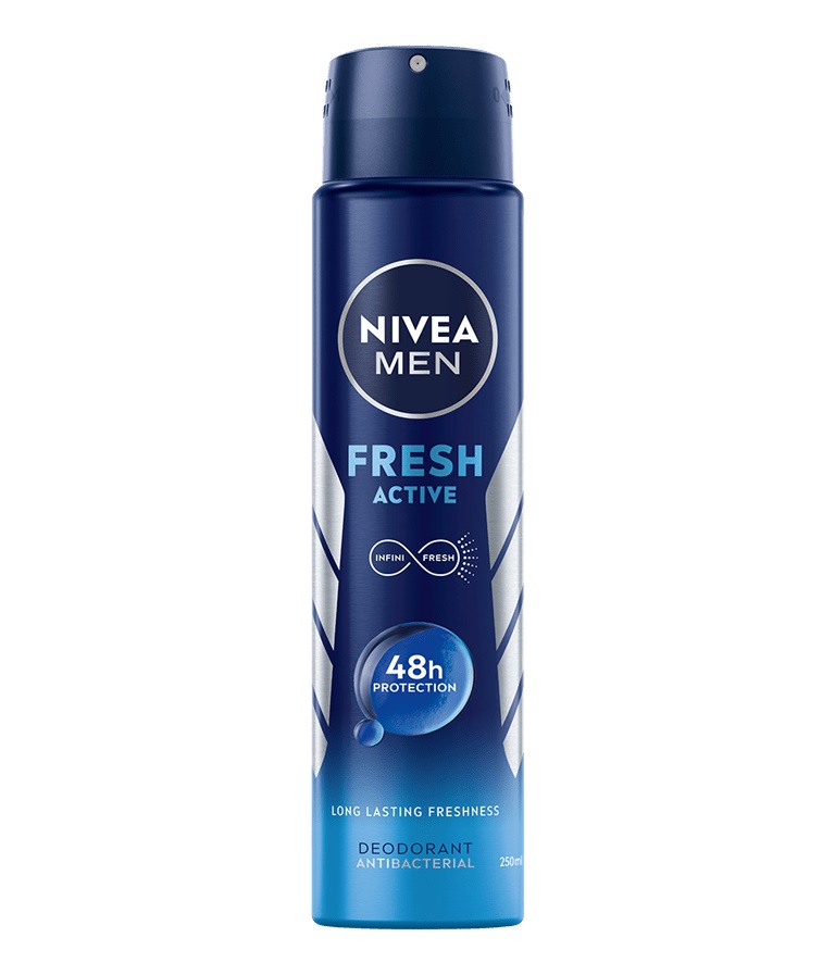 NIVEA NIVEA MEN Fresh Active Deodorant Spray, 250ml