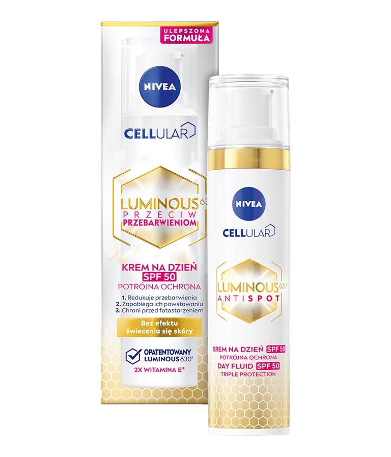 NIVEA NIVEA CELLULAR LUMINOUS630® Cremă de zi anti-pigmentare SPF 50, 40 ml