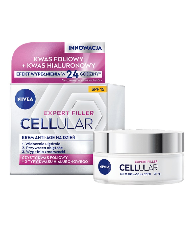 NIVEA CELLULAR Expert Filler Cremă de zi anti-îmbătrânire SPF 15 50, ml
