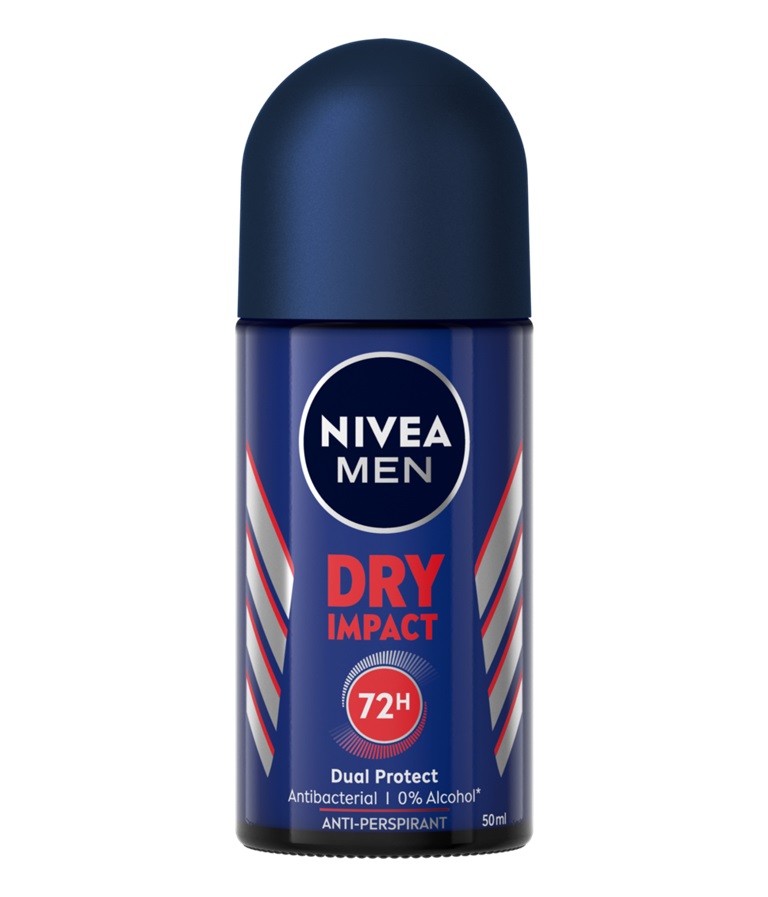 NIVEA Dry Impact Antiperspirant roll-on, 50 ml