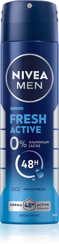NIVEA Fresh Active Antiperspirant Spray, 150 ml