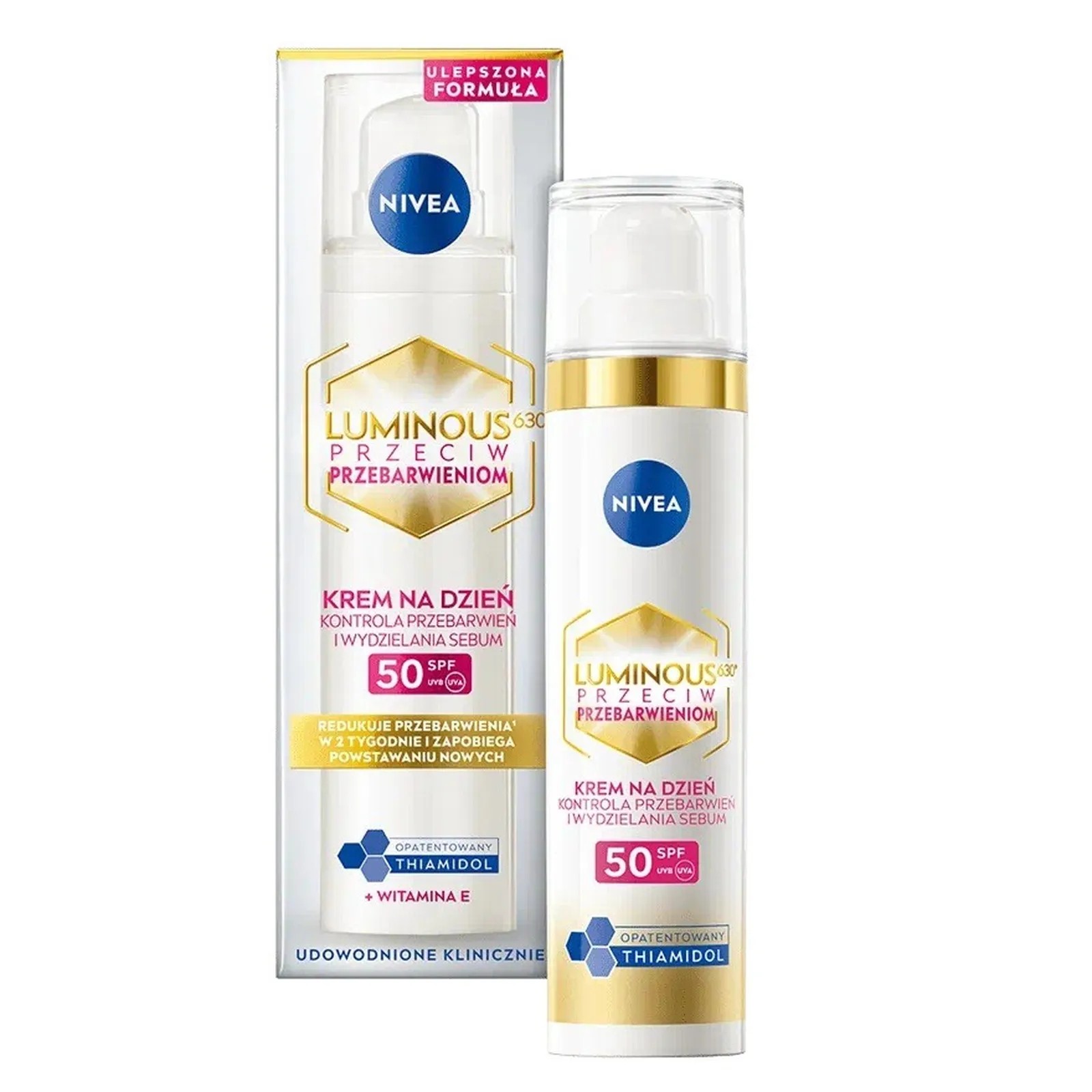 NIVEA NIVEA CELLULAR LUMINOUS630® Cremă de zi anti-pigmentare SPF 50, 40 ml