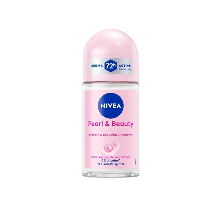 NIVEA Pearl & Beauty Antiperspirant roll-on, 50 ml