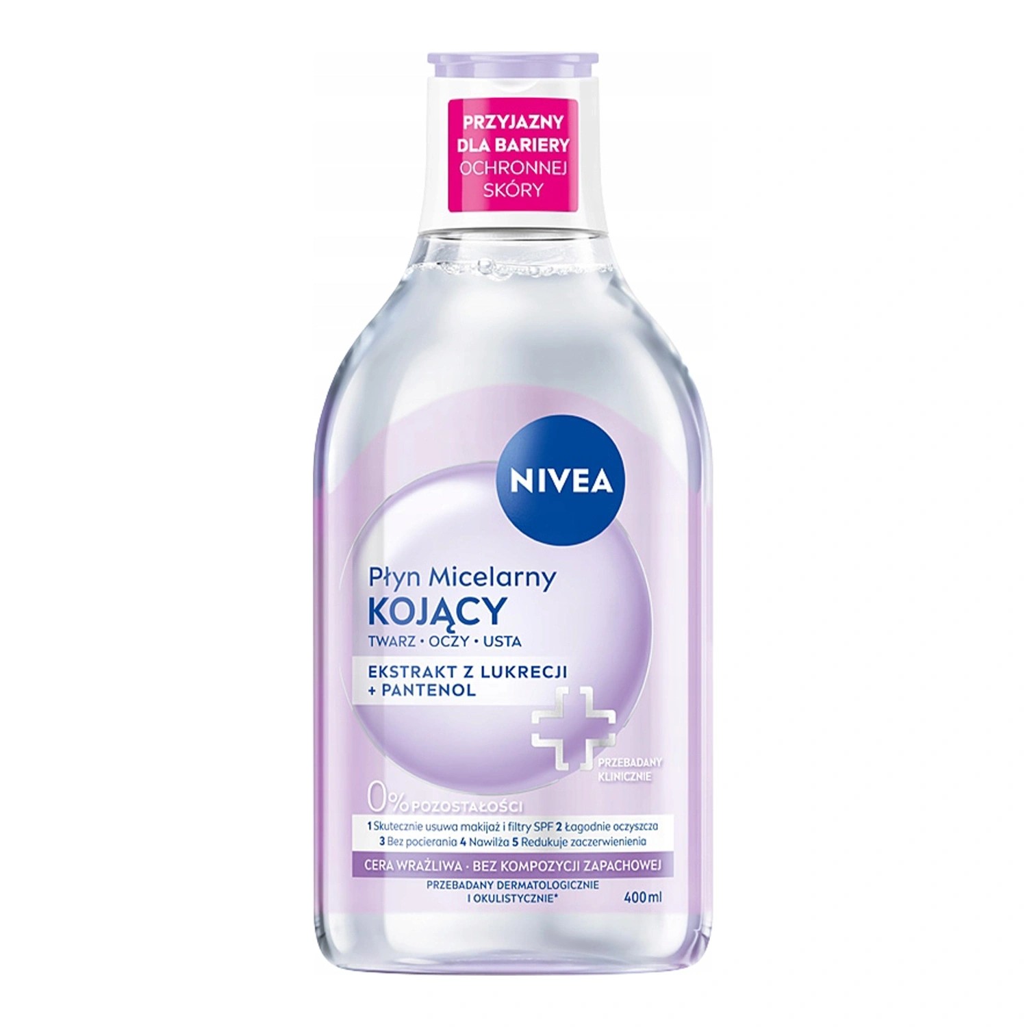 NIVEA Skin Care Micellar Lotion pentru piele sensibilă și hipersensibilă, 400 ml