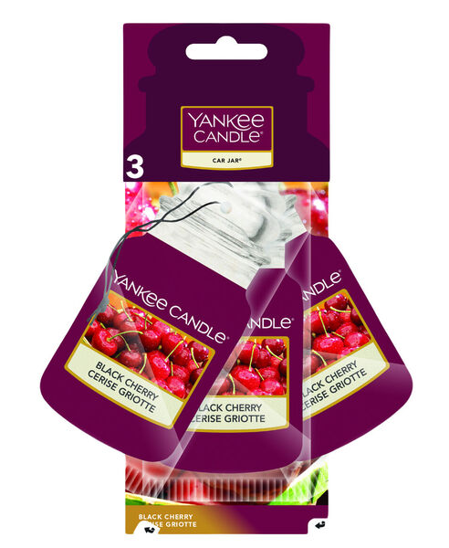 Yankee Candle Black Cherry Car Scent 3 bucăți
