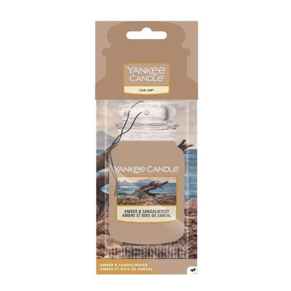 Yankee Candle Ambra și lemn de santal Parfum pentru mașină