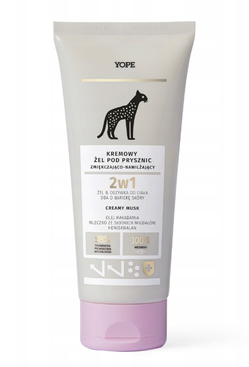 Yope Gel de duș cu mosc cremos și hidratant 200ml