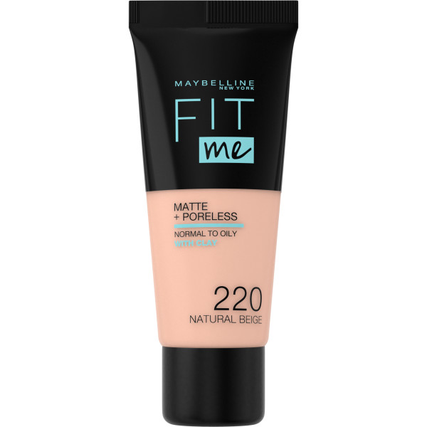 Maybelline Fit Me! Matte + Poreless Mattifying Foundation 220 Natural Beige