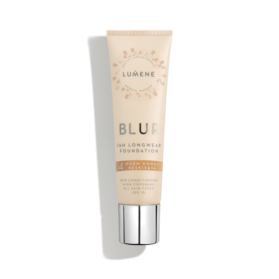 LUMENE Podkład Wygładzający SPF 15 BLUR 4 Warm Honey