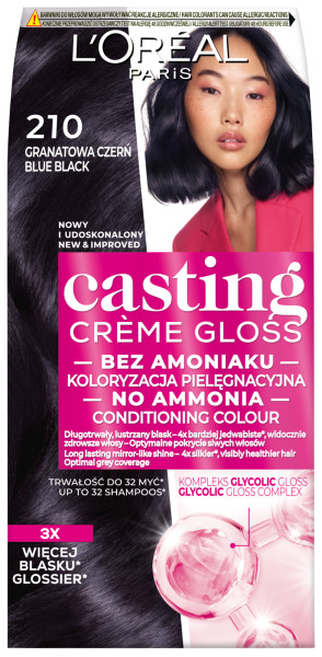 Loreal Casting Casting Creme Gloss Colour 210 Pomegranate Black