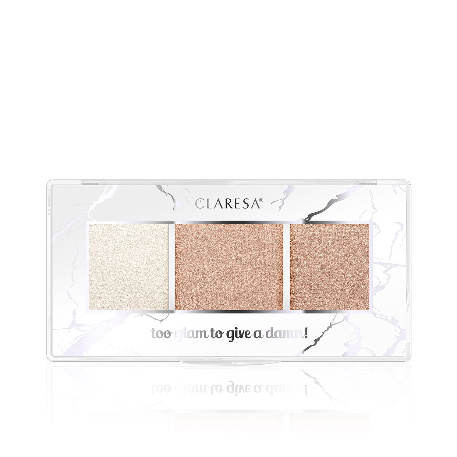 Claresa Highlighters Paletă Too Glam to Give a Damn 11