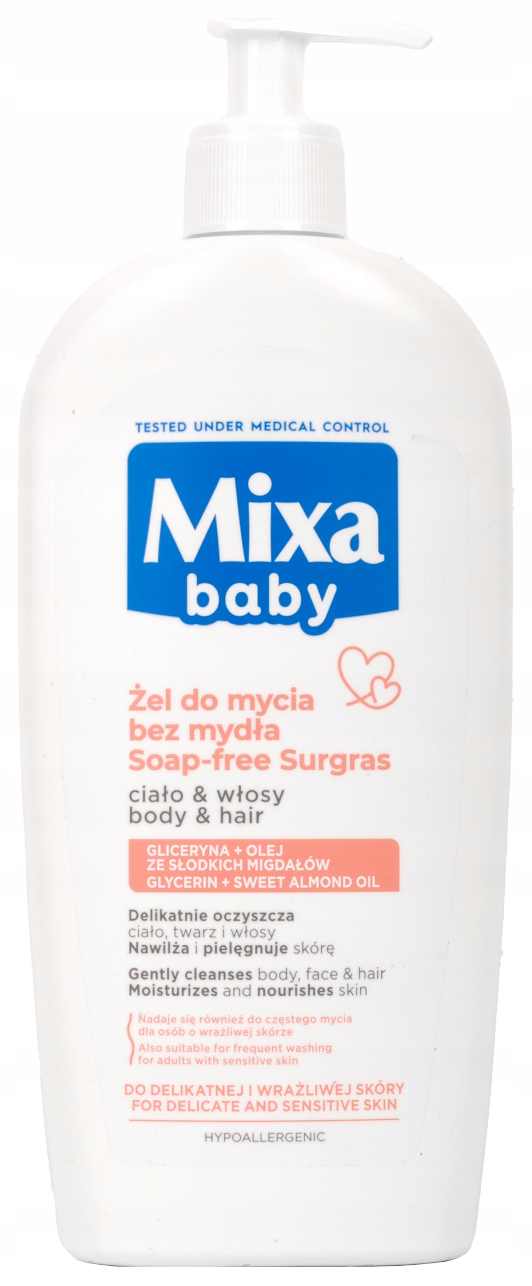 Mixa Baby Șampon delicat și loțiune de baie 2în1 400ml