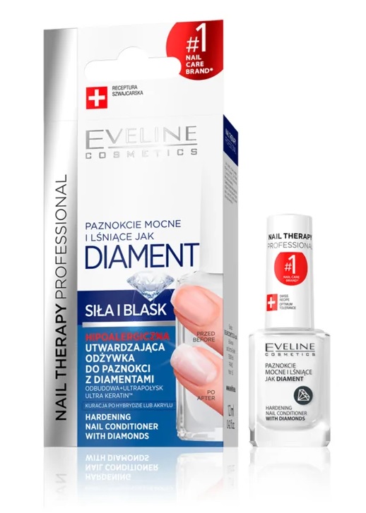 Balsam de unghii Eveline cu diamante