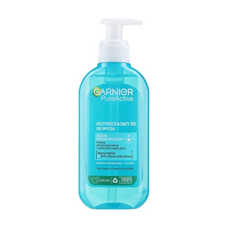 Garnier Clear Skin Purifying Pore-Scrubbing Gel pentru curățarea porilor
