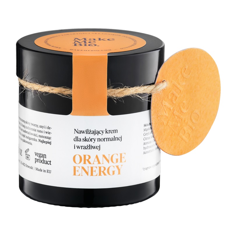 Make Me Bio Orange Energy Cremă hidratantă Make Me Bio pentru piele normală și sensibilă