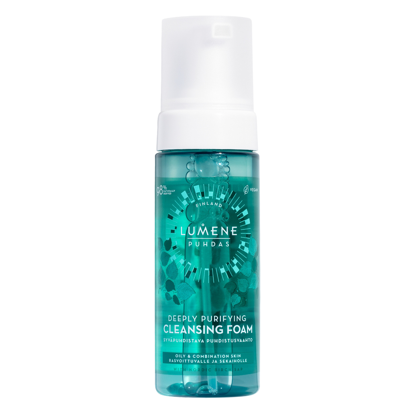 LUMENE PUHDAS Spumă de curățare profundă a feței 150ml