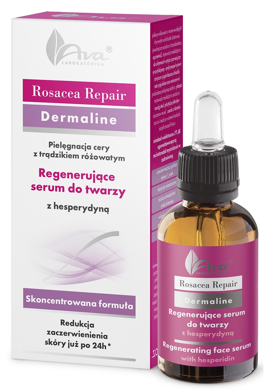 AVA Rosacea Repair Serum facial regenerator cu Hesperidin 30ml