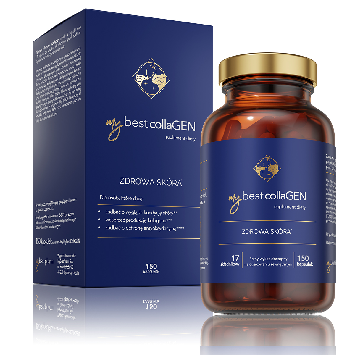 MyBestPharm MyBestcollaGEN Supliment alimentar 150 capsule