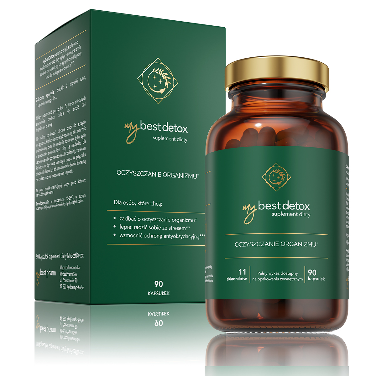 MyBestPharm MyBestDetox Supliment alimentar 90 capsule