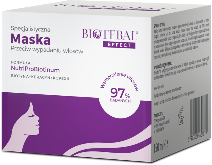 Biotebal Effect Mască împotriva căderii părului 150ml
