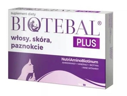 Biotebal Plus Supliment alimentar pentru păr, piele și unghii 30 tablete