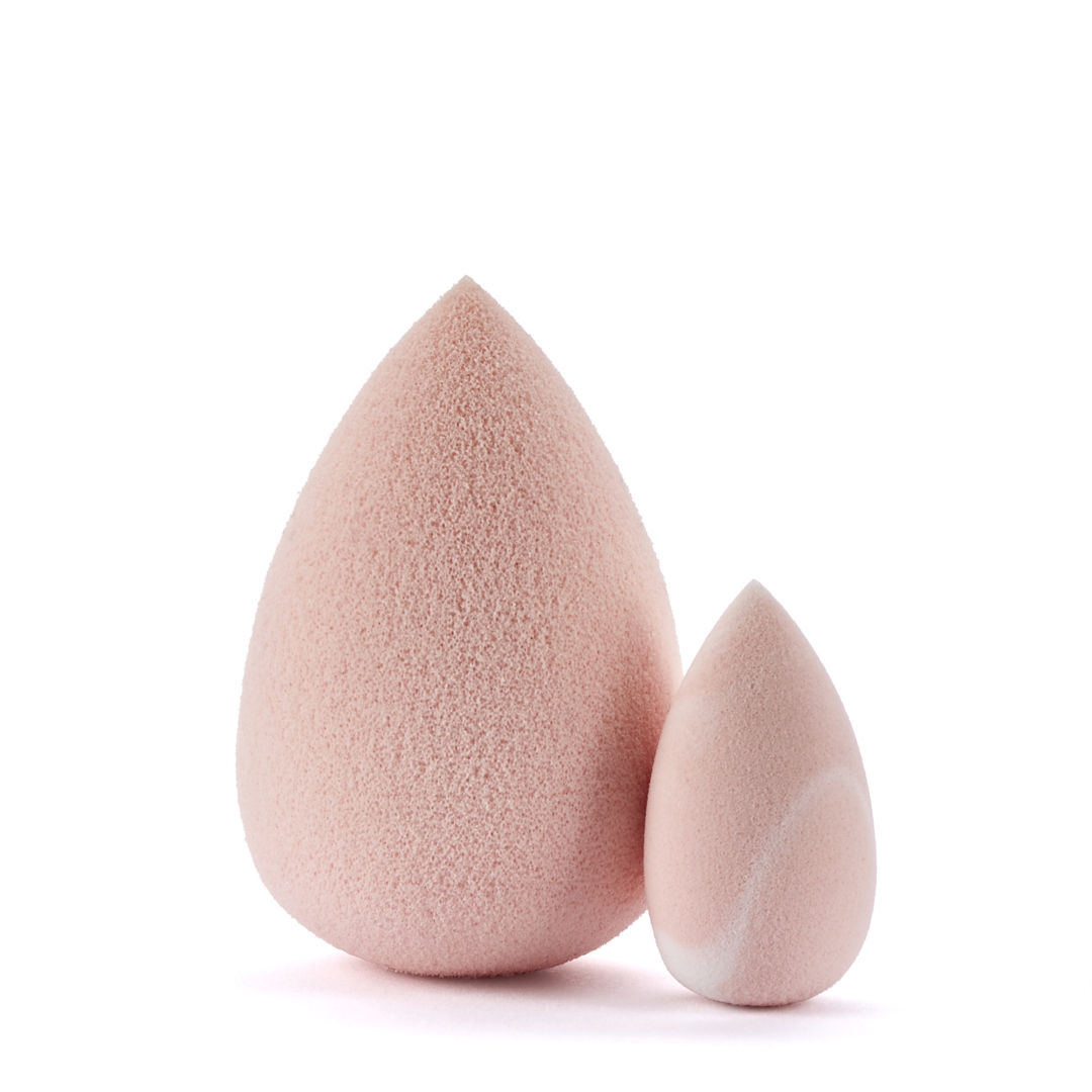 Boho Beauty Makeup Sponge Set Candy Pink Regular + Mini