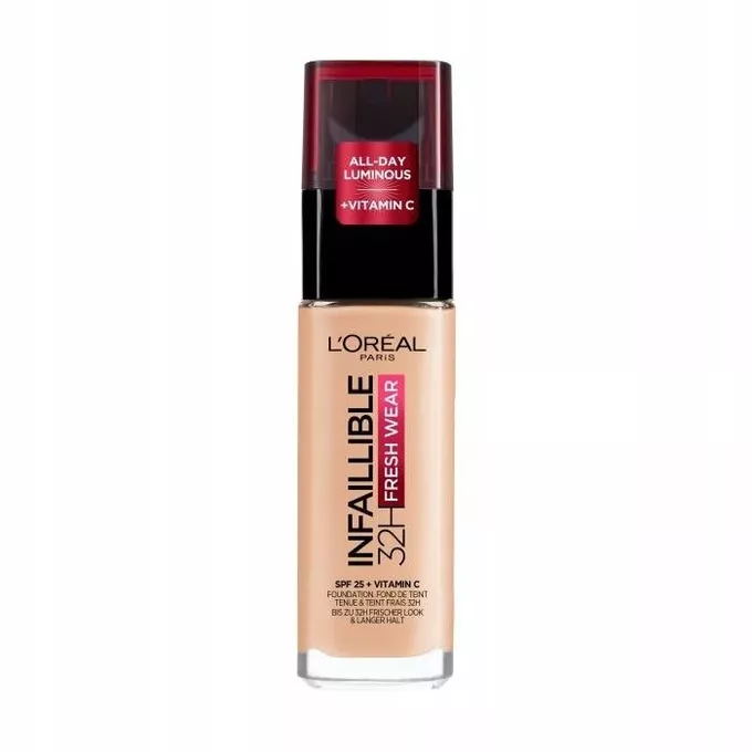 Loreal Infallible 32h Fresh Wear Fond de Ten Rezistent 180 Rose Sand