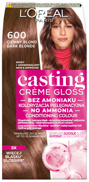 Loreal Casting Casting Creme Gloss Colour 600 Dark Blonde