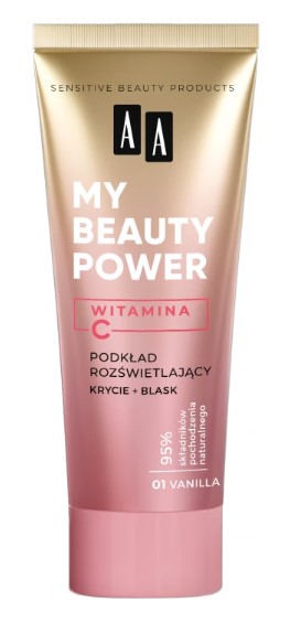 AA My Beauty Power Illuminating Foundation 01 Vanilla