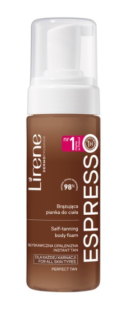 Lirene Spumă de corp bronzantă Espresso 150ml