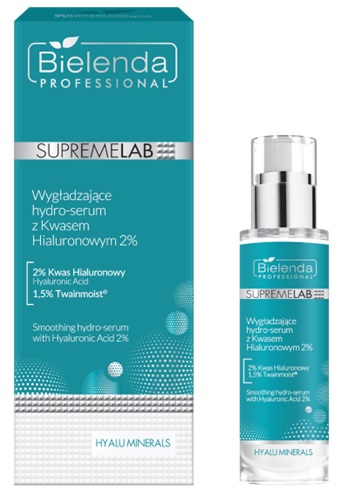 Bielenda Professional SupremeLAB SupremeLAB Hyalu Minerals Smoothing Serum cu acid hialuronic 2% 30ml