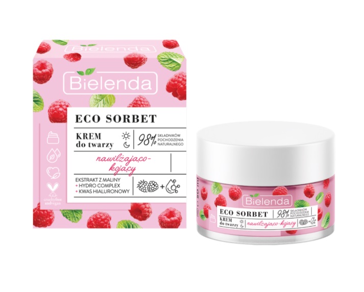 Bielenda Eco Sorbet Cremă hidratantă și calmantă 50ml