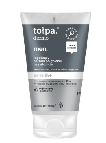 Tołpa Men Sensitive Soothing Soothing After Shave Lotion fără alcool 100ml