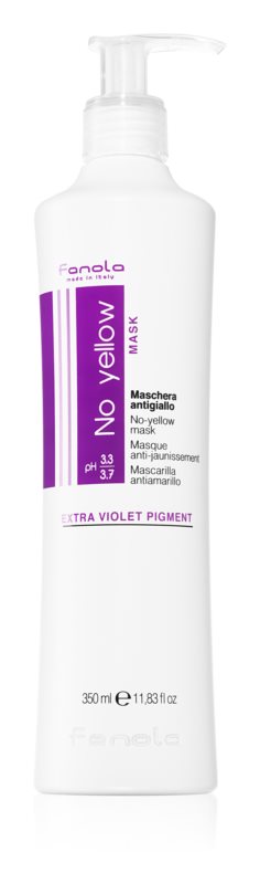 Fanola No Yellow Mask Neutralizează nuanțele de galben 100ml