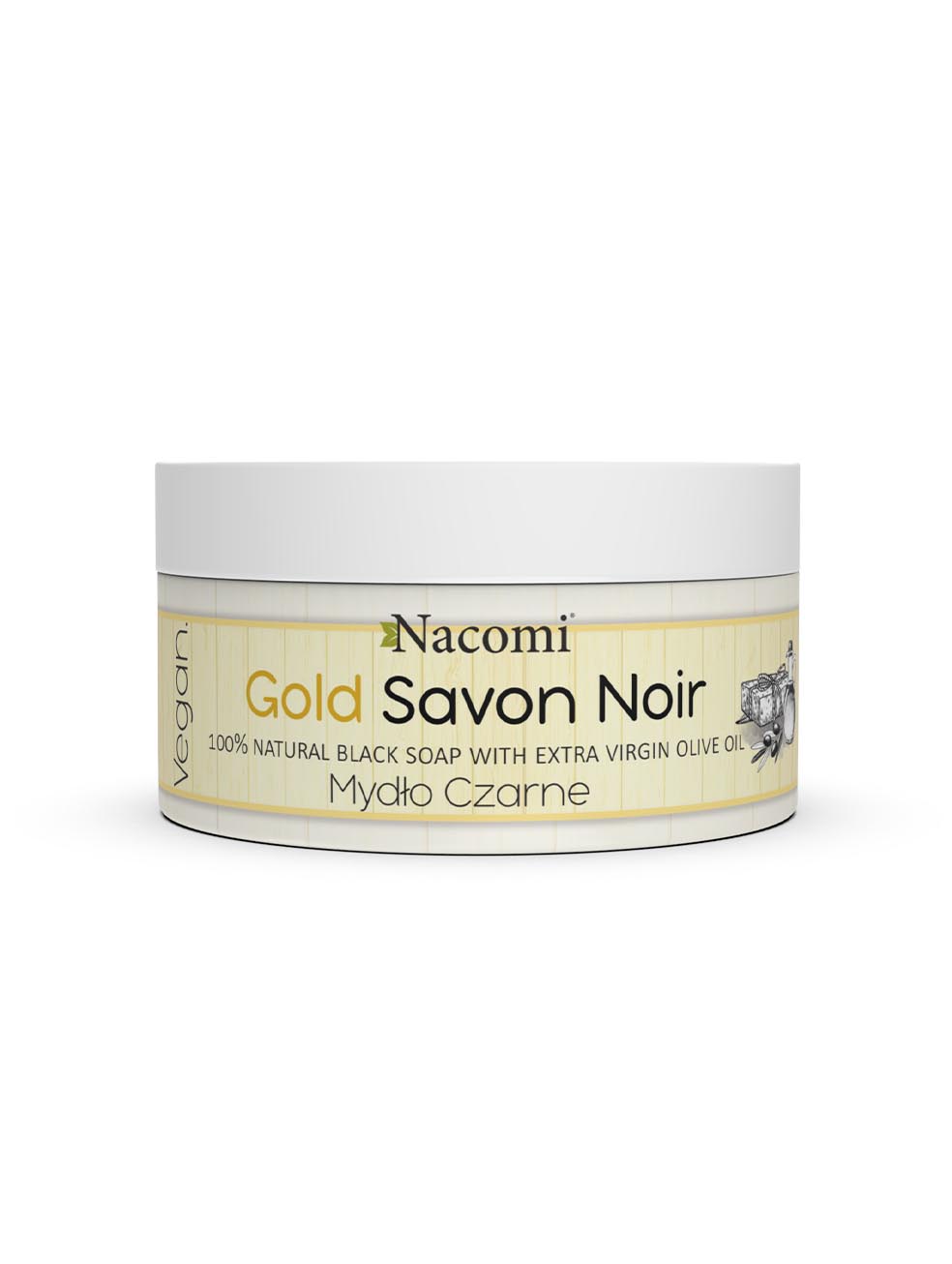 Nacomi Black Gold Soap cu ulei de măsline 125g