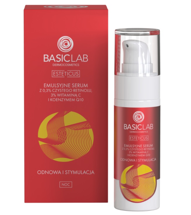 BasicLab Esteticus Esteticus Emulsion Serum cu Retinol 0,3% 30ml