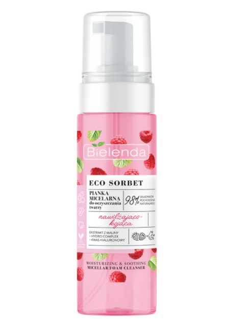 Bielenda Eco Sorbet Spumă micelară hidratantă și calmantă 150ml